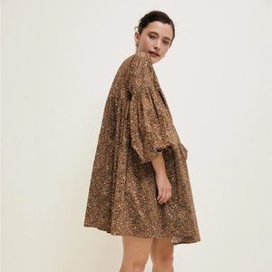 Oak Meadow Smock Dress in Hazelwood